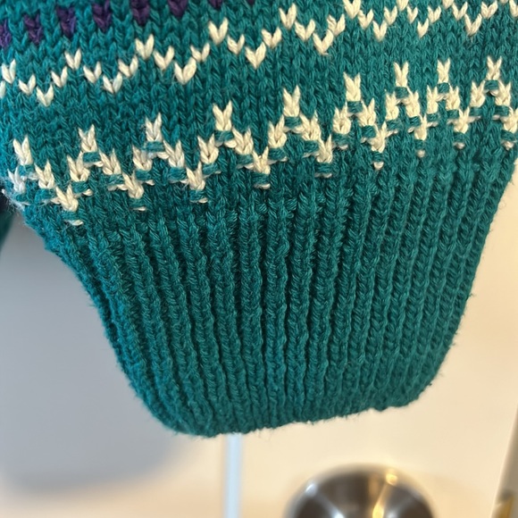 VINTAGE- Cotton Ginny knit patterned sweater - Picture 5 of 6